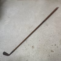 george nicoll ジョージニコル スコットランド製 古い木のゴルフクラブ  ヒッコリーシャフト 木製シャフト アイアン レザーグリップ