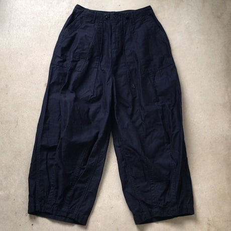 ネペンテス(needles・ニードルス) H.D. PANT  ヒザデルパンツ  ファティーグパンツタイプ  ネイビー  レディース  サイズ1  中古極美品