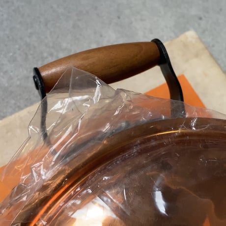 STOCKLI  ストックリー  銅製両手鍋  銅鍋  口径約17cm  ヴィンテージ コッパーウェアmade in  SWISS  スイス製  デッドストック 箱有未使用品