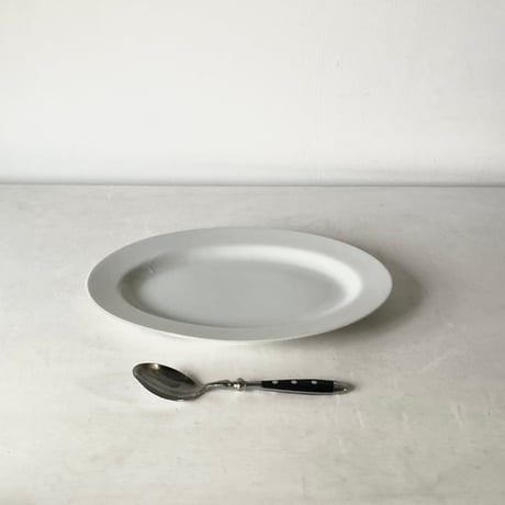 1970s Vintage 日本製 業務用 オーバルプレート  カレー皿 洋食皿 純喫茶 カレー専門店 白磁食器