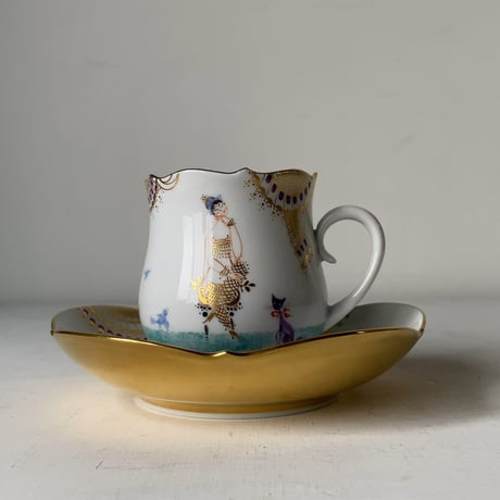 MEISSEN  マイセン  アラビアンナイト  千夜一夜物語  コーヒーC/S（23582）No.1 (モチーフ1番) 未使用品