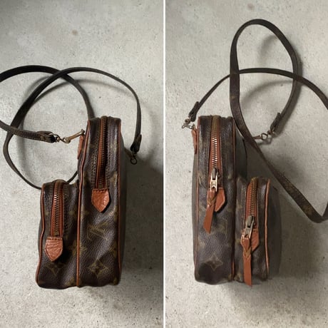 LOUIS VUITTON  ルイヴィトン ミニアマゾン  旧アマゾン  モノグラム  エクレールファスナー レザー摘み付  1970年代  ヴィンテージヴィトン オールドヴィトン 中古美品