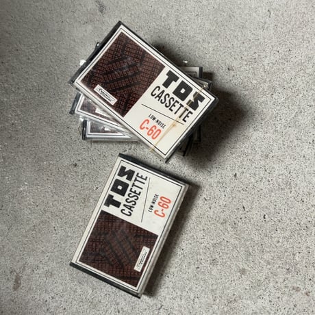 TDK CASSETTE LOW-NOISE C-60  ヴィンテージカセットテープ 未開封品 TDS旧ロゴ  (1個の価格)