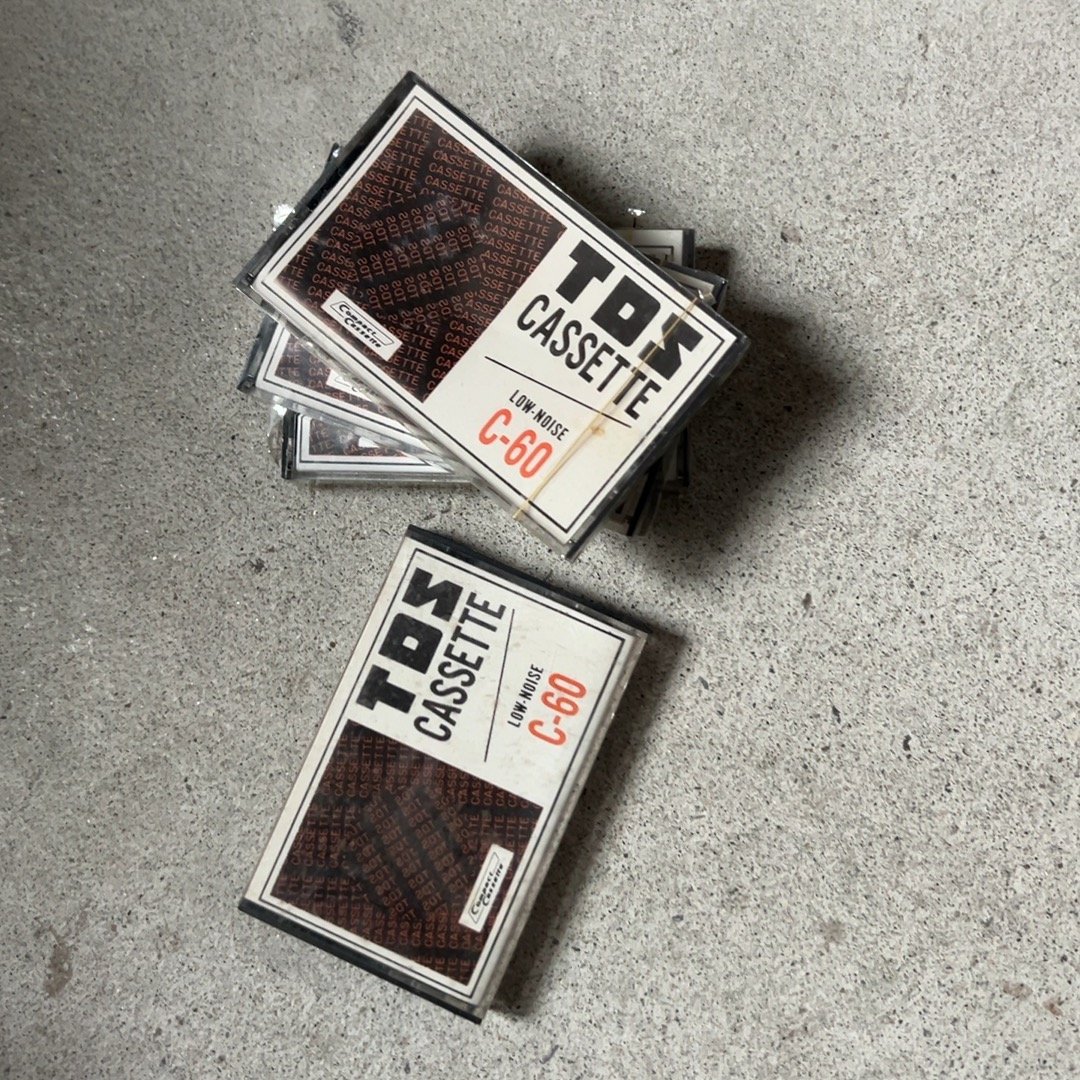 TDK CASSETTE LOW-NOISE C-60 ヴィンテージカセットテープ 未使用品