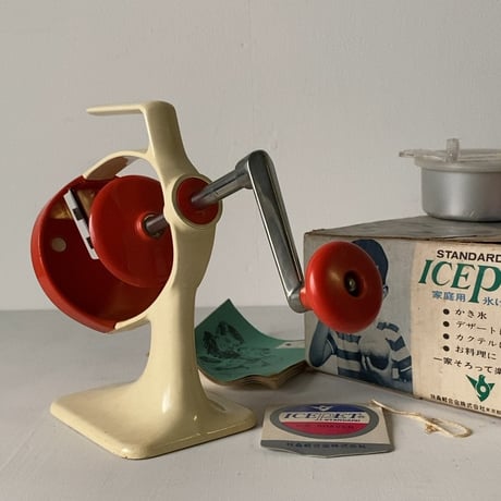 ICEPET アイスペット 手動かき氷機 1960年代 初期箱 日本製 FUSO 扶桑軽合金株式会社 ジャパンヴィンテージ 中古品