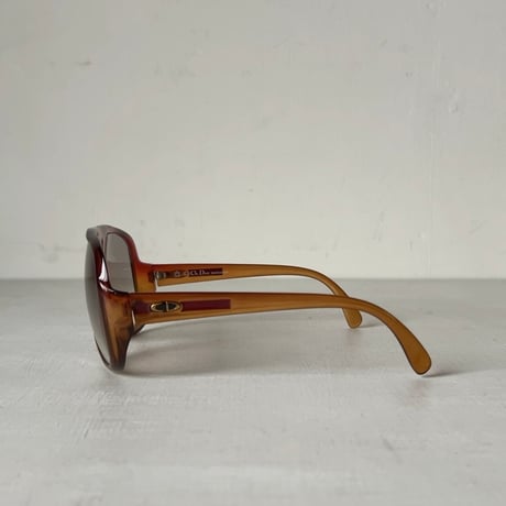 Christian Dior MONSIEUR クリスチャンディオール ムッシュ  ティアドロップサングラス 2038J サイドロゴ  眼鏡  ブラウン  オールドディオール ヴィンテージ 中古美品