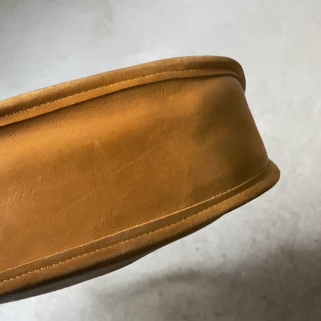 60's VINTAGE COACH   オールドコーチ  BonnieCashin/ボニーカシン  デザインの名作「がま口トート」マスタード(ダークイエロー) 希少品
