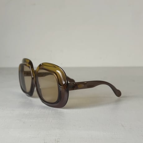 Christian Dior クリスチャンディオール ヴィンテージサングラス  アイウェア 眼鏡 ダークグリーン 鶯色 オールドディオール 中古品（難あり)