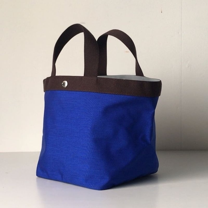 ちゃ様)【美品】エルベシャプリエ　コーデュラ舟形トートM ネイビー×モカ707C Herve Chapelier エルベシャプリエ コーデュラ 舟型 トート M