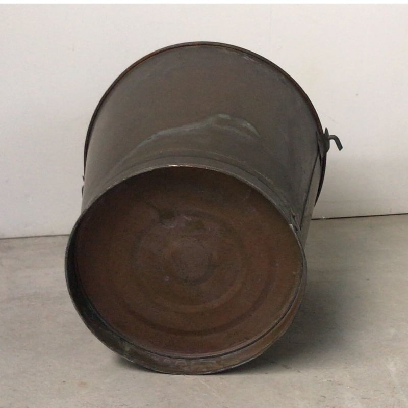 銅のバケツ 持ち手＝木製 昭和中期 ヴィンテージバケツ | GobaTools