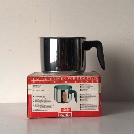 Fissler  フィスラー  milchtopf  マルチポット 14cm  ミルクパン 小鍋　デッドストック 箱有り  未使用品  ドイツ製  made in Germany