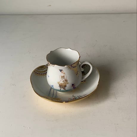 MEISSEN  マイセン  アラビアンナイト  千夜一夜物語  コーヒーC/S（23582）No.1 (モチーフ1番) 未使用品