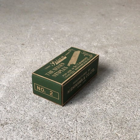 NISHIKAWA&CO.LTD ニシカワ社製 ステープル芯  No2  ステープラー  ホッチキスの芯  デッドストック 未使用品　ヴィンテージステーショナリー文具