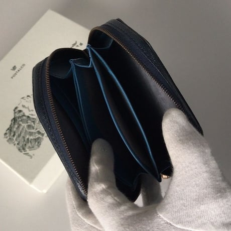 POSTALCO ポスタルコ    Kettle Zipper Wallet Small  ケトルジッパーウォレット-スモール  ネイビー  中古極美品