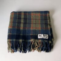Burkraft バークラフト 旧タグ イギリス製 100%ウール ブランケット 膝掛け 大判ストール  made in great britain