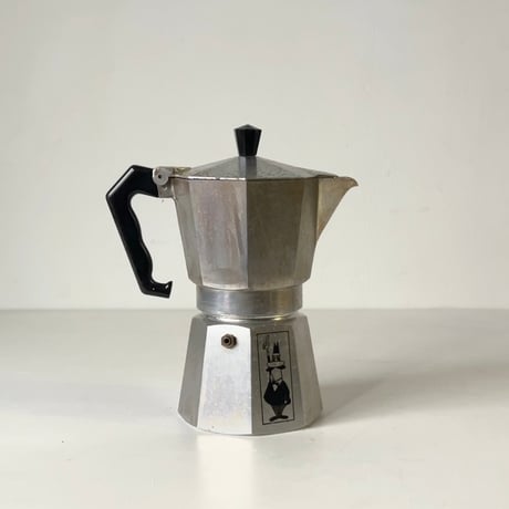 BIALETTI ビアレッティ モカエキスプレス 3カップ 直火式 コーヒーメーカー エスプレッソメーカー マキネッタ 永久定番 1977年製 ヴィンテージ クルジナッロ工場製 下段マーク 中古良品