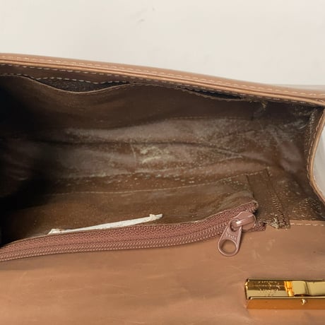 GIVENCHY  SACS ジバンシィサックス  パーティーバッグ  リボンモチーフ 2way(クラッチ/チェーンバッグ) ライトブラウン ゴールド金具  箱有り 中古品
