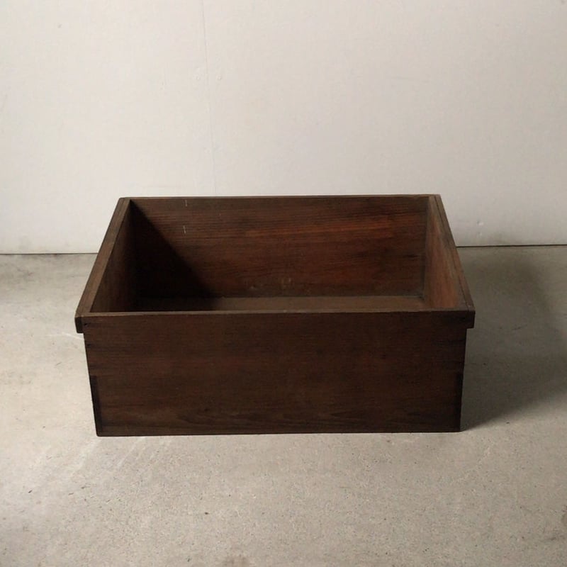 古い木箱 アンティークツールボックス 檜無垢材 48cm 美品 | GobaTools