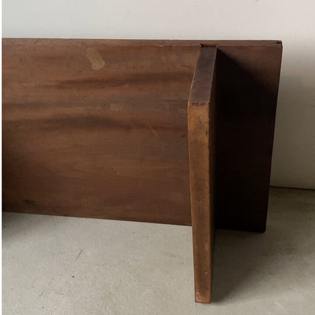 古い継ぎテーブル 幅約85cm 濃茶トロトロの文机 分厚くゴツい無垢材  ヴィンテージローテーブル 雰囲気良好 美品