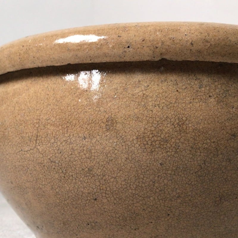 古いこね鉢 小さめメダカ鉢 睡蓮鉢 幅約27cm アンティークポット 古いこね鉢 小さめメダカ鉢 睡蓮鉢 幅約27cm アンティークポット