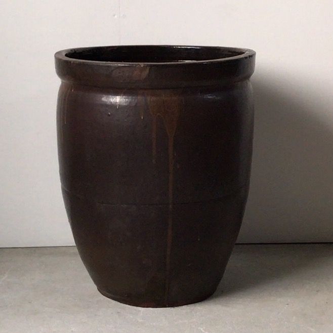 ツボ　メダカ　睡蓮　庭　壺　風情　陶器製 鉢 大甕　甕　水甕　水瓶　インテリア 水鉢 睡蓮鉢 メダカ鉢 大型 つくばい 手水鉢 石 庭 おしゃれ