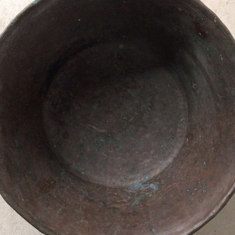 銅の双耳桶 アンティーク銅鍋 ヴィンテージ銅器 | GobaTools