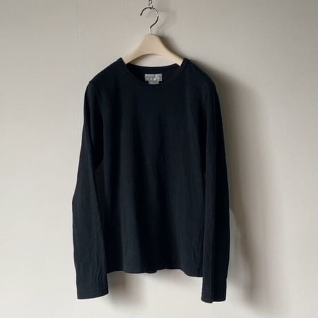 agnes b  アニエスベー   アニエス定番 黒カットソー  レディース S  ロンT 長袖Tシャツ ブラック古着