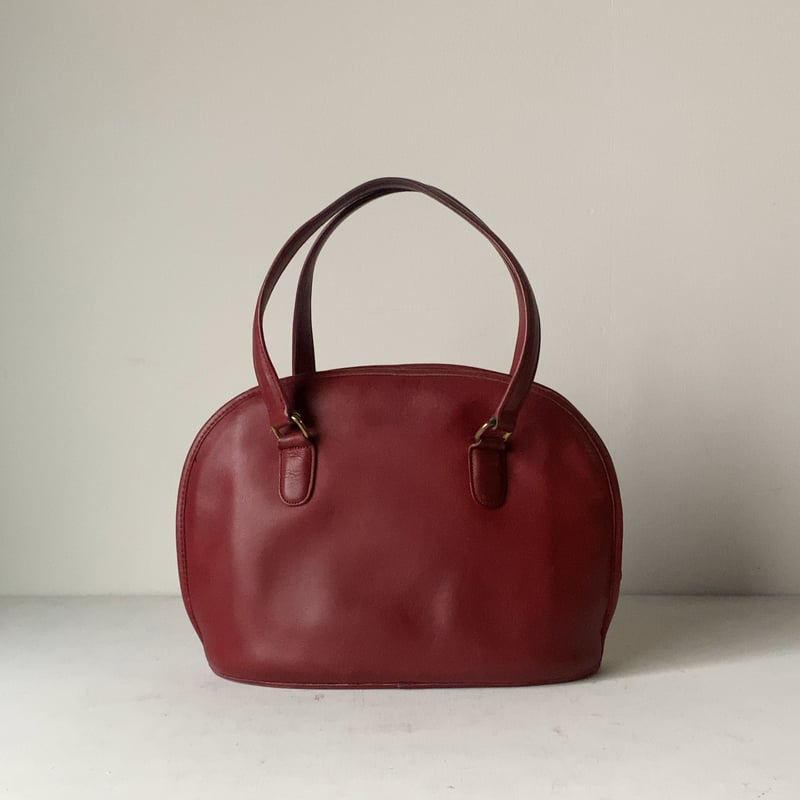 COACH 80s オールドコーチ レザーハンドバッグ 半円型 COACH 80s オールドコーチ レザーハンドバッグ 半円型