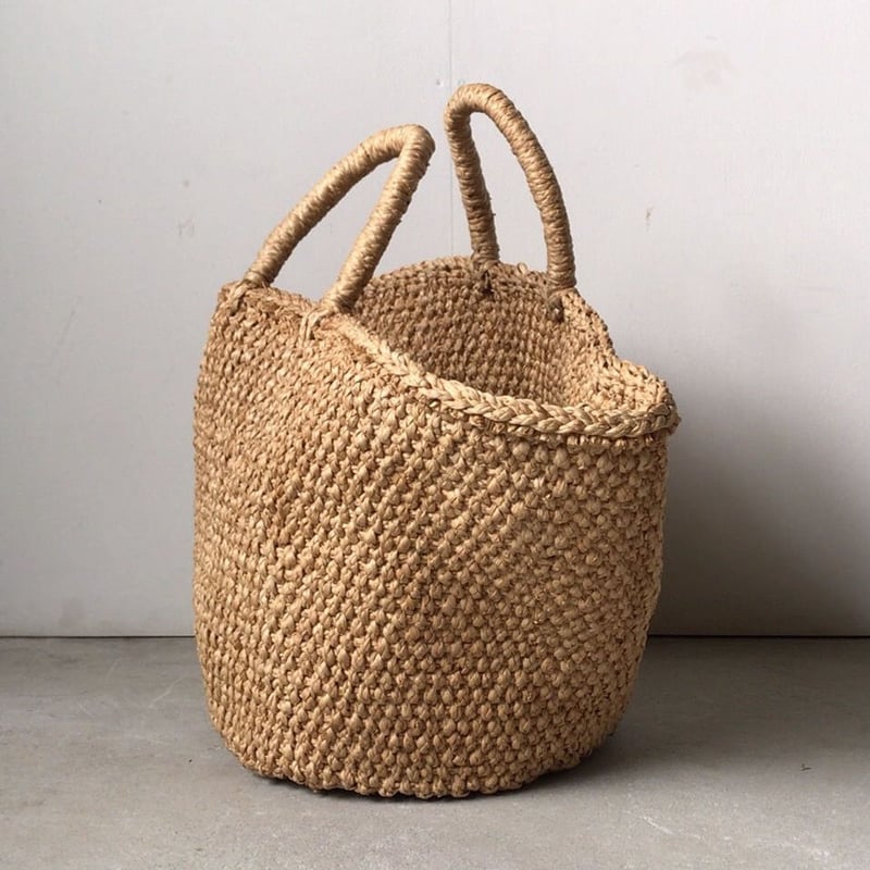 PUCCI ラフィア素材 かごバッグ ラフィア マルシェバッグ かごバッグ 編みかご 買い物籠 市場籠 トート