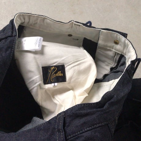 ネペンテス(needles・ニードルス) H.D. PANT  ヒザデルパンツ デニム  ペインターパンツタイプ　レディース  サイズ 1  中古極美品