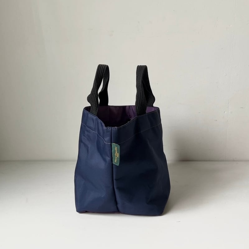 Herve Chapelier エルベシャプリエ 1027N (ナイロン舟型トートM) ネイビ