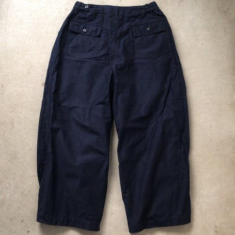ネペンテス(needles・ニードルス) H.D. PANT  ヒザデルパンツ  ファティーグパンツタイプ  ネイビー  レディース  サイズ1  中古極美品