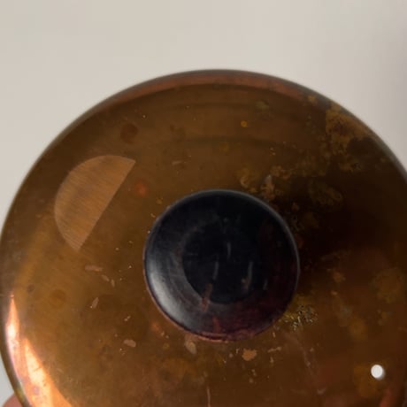 COPPER100 HOMEWARE 新光金属 コッパー100 ホームウェア 純銅ケトル 銅製やかん  木製ハンドル 木製摘み 槌目素地 USED
