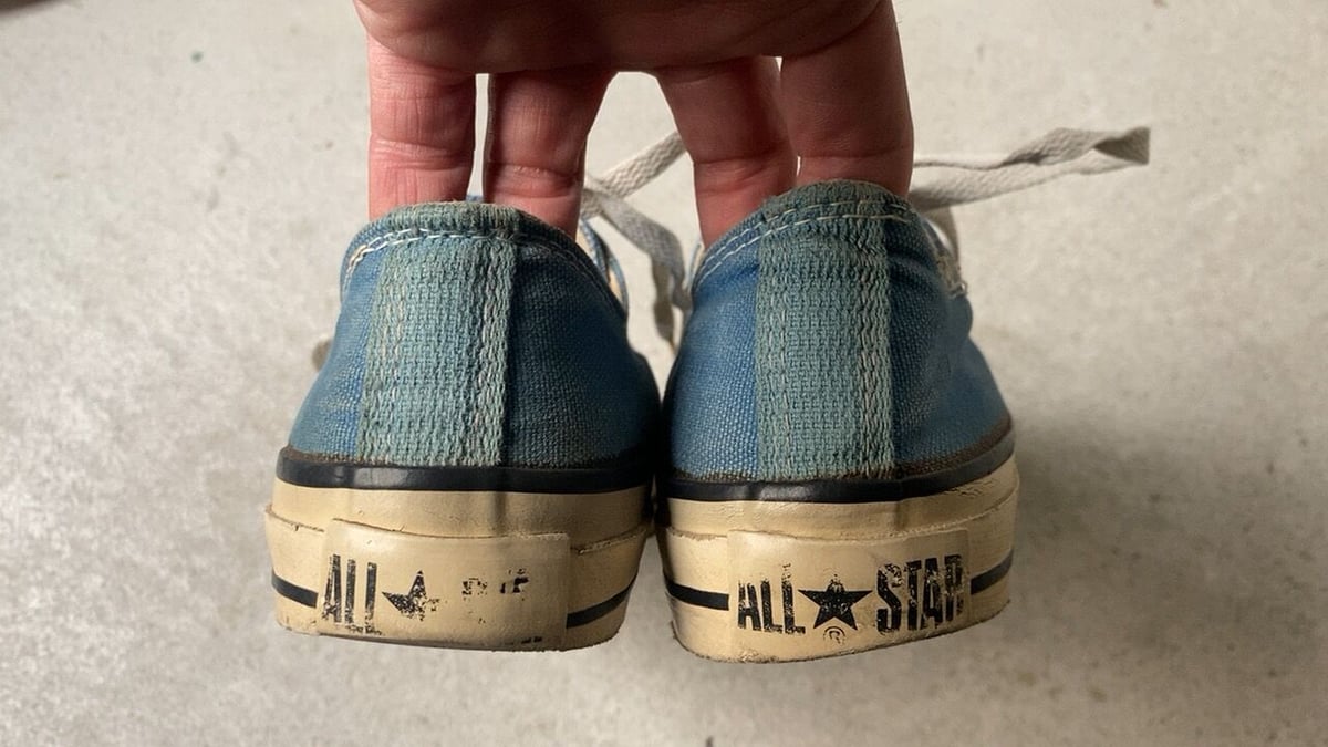 CONVERSE ALL STAR コンバースオールスター 80'S USA製 銀箱 U...