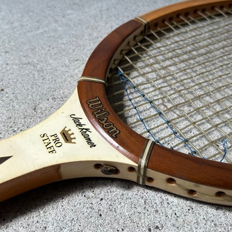 Wilson ウィルソン  Jack Kramer PRO STAFF ジャッククレイマー プロスタッフ  ヴィンテージ ウッドテニスラケット（オリジナルカバー付き）made in USA 美品