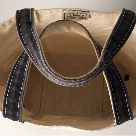 LLBean LLビーン エルエルビーン Boat & Tote  ボート&トート  バッグ  鞄  USA製 ナチュラル/ブラック Used  中古品