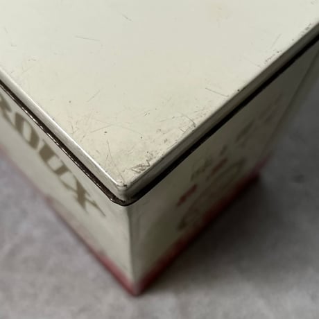 1970s Vintage  ベル食品 BELL CURRY RUEX GOLD （ベルカレールウ・ゴールド）縦型ブリキ缶 業務用カレー 蓋付ボックス 道具箱 良品