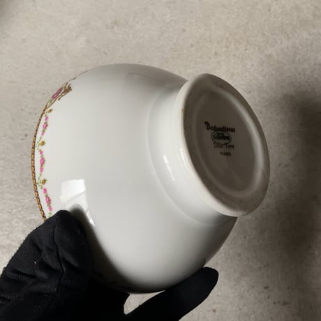 Philippe Deshoulieres フィリップ デズリエ社製 ヴィンテージカフェオレボウル 旧ロゴ 1930-40年代 フランス製 完品範疇