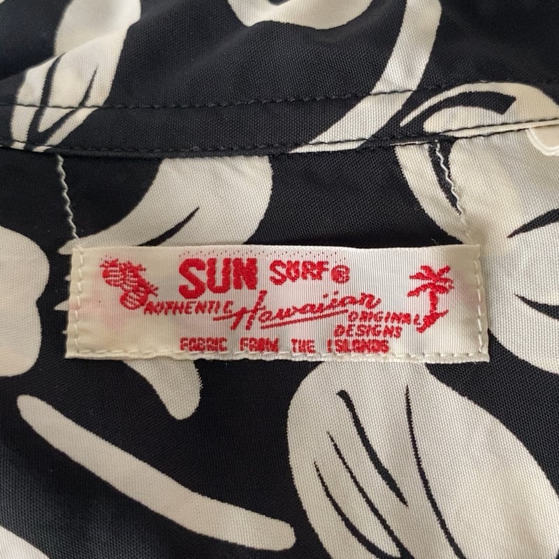 SUN SURF HAWAIIAN SKULL BORDERサイズXL SUN SURF サンサーフ SHORT SLEEVE RAYON ALOHA SHIRT '22MODEL