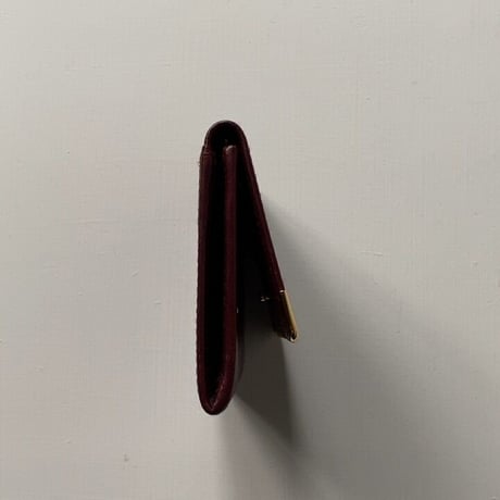 Cartier カルティエ 90sヴィンテージ マストライン コインンケース コンパクトウォレット ミニ財布 レザー 付属品完備 美品