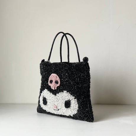 ANTEPRIMA アンテプリマ「クロミ」のワイヤーバッグ  スクエア ラージ  エナメルブラック 保存袋 インボイスあり  中古極美品(未使用品レベル)