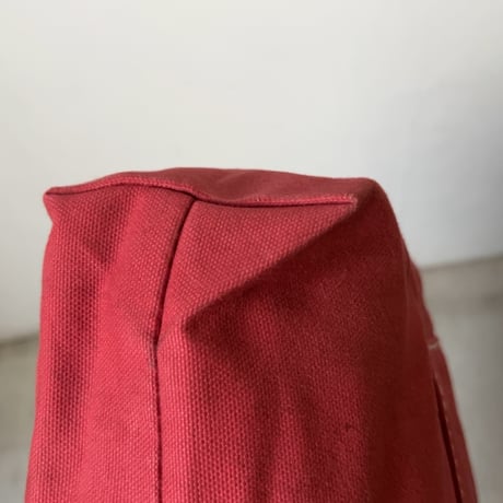 1980s 旧 一澤帆布製 トートバッグ 幅43cm 当時物 旧ロゴ 旧タグ ダークレッド フェード 良品