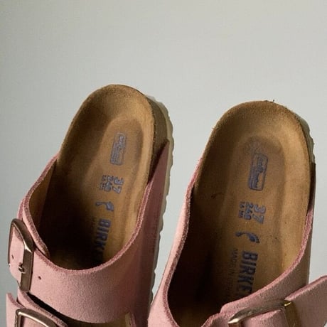 BIRKENSTOCK [ビルケンシュトック] Arizona/アリゾナ 2021年製 ダークピンク size 37 (24cm) 使用頻度浅め 中古美品範疇