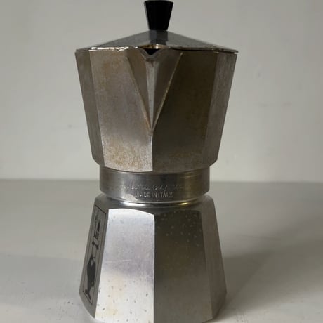 BIALETTI ビアレッティ モカエキスプレス 3カップ 直火式 コーヒーメーカー エスプレッソメーカー マキネッタ 永久定番 1977年製 ヴィンテージ クルジナッロ工場製 下段マーク 中古良品