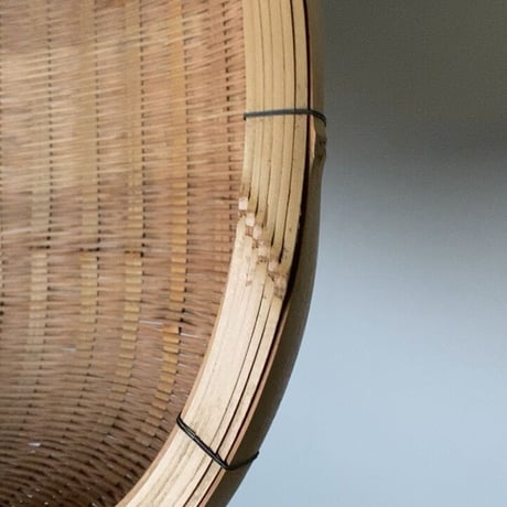 片口ざる 横幅41cm  箕ざる 片口かご 箕かご 竹工芸 工芸品  伝統工芸  野菜カゴ 米研ぎザル  天然素材 竹ざる 美品
