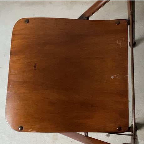 50-60s  USヴィンテージ フォールディングチェア  American seating company  アメリカンシーティングカンパニー アメリカ製   折り畳み椅子  made in USA