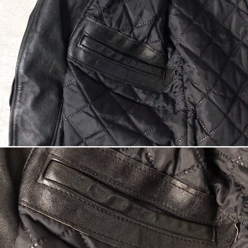 RIVETTS LONDON リベッツ ダブルライダースジャケット ブラック RIVETTS LONDON リベッツ ダブルライダースジャケット ブラック