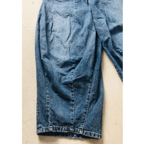 ネペンテス (needles・ニードルス) H.D. PANT - JEAN / ヒザデルパンツ デニム  12OZ DENIM / VINTAGE  サイズ1  レディース  中古品