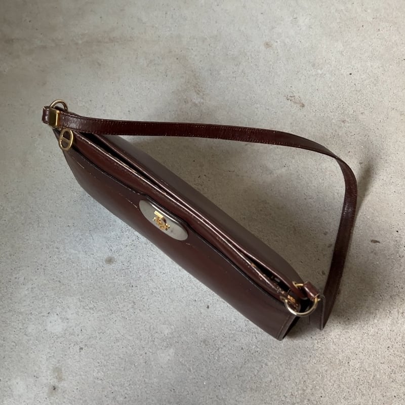 Dior　ディオール　オールドディオール　ショルダーバッグ　レザー　PVC Christian Dior ディオール トロッター オーバル PVC レザー
