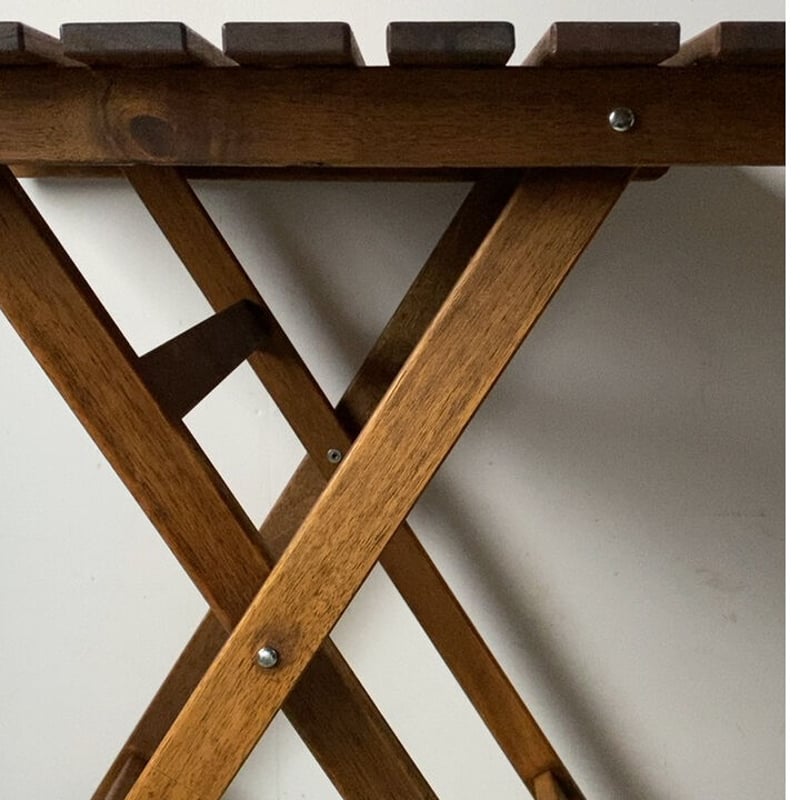 ヴィンテージ 木製 折りたたみ式 ウッドテーブル フォールディングテーブル ヴィンテージ 木製 折りたたみ式 ウッドテーブル